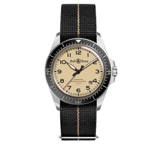 Replica Bell and Ross br v2 Watch BR V2-92 MILITARY BEIGE BRV292-BEI-ST/SF